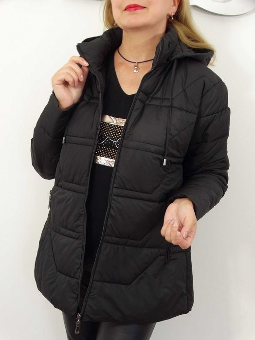 Kurtka Damska Pikowana Jesienna Przejściowa ELARA 48