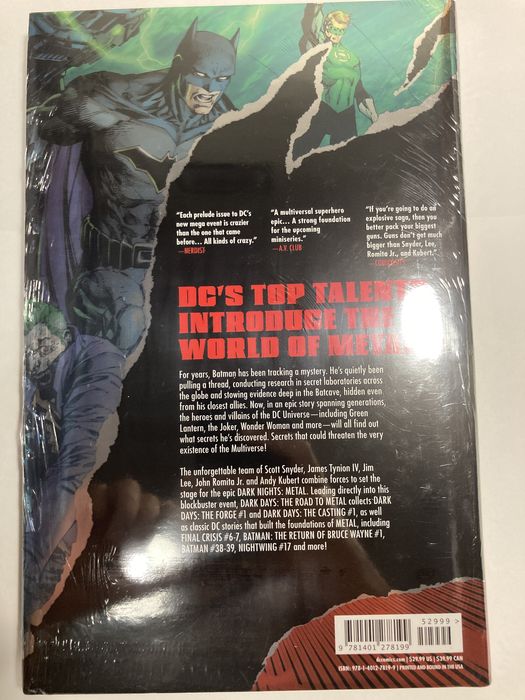 Dark Days: The Road to Metal (DC COMICS)