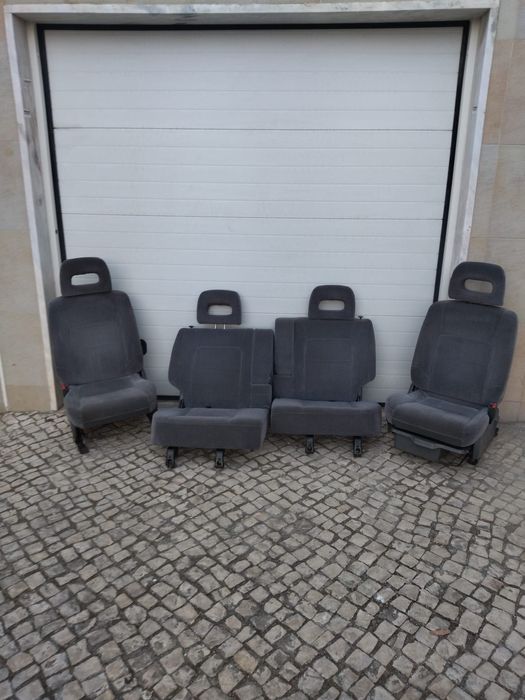 Bancos Honda CR-V 1ª Geração com Gaveta – Conjunto Completo