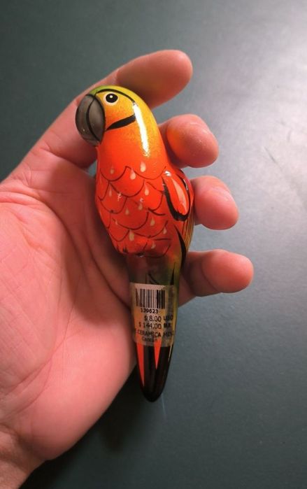 Попугай в клітку 15 см