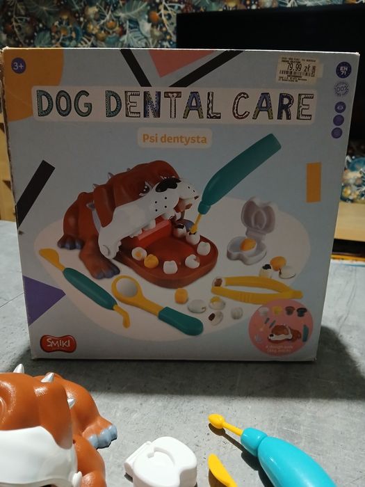 Psi dentysta zabawka ciastolina Smiki