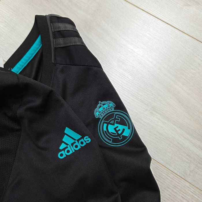 Adidas Real Madryt Czarna Koszulka Piłkarska Jersey 152 cm
