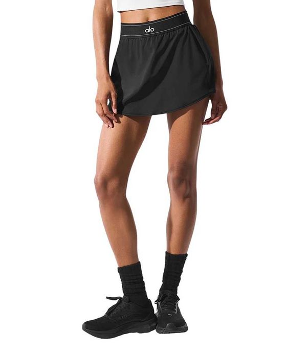 Спідниця-шорти Alo Yoga Match Point Tennis Skirt Black