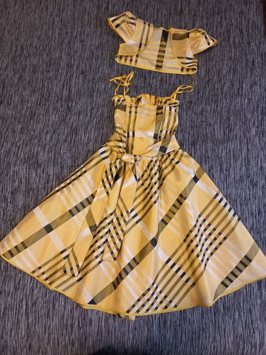 Плаття корсетне для дівчинки нарядне на зріст 116, 122, 128 (5, 6, 7 р