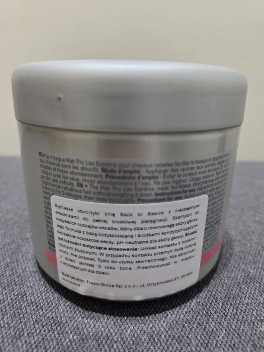 Byphasse maska do wlosow ułatwiająca prostowanie 500ml