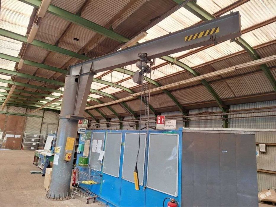 Żuraw Obrotowy dźwig słupowy Suwnica na magazyn import , 1000 kg