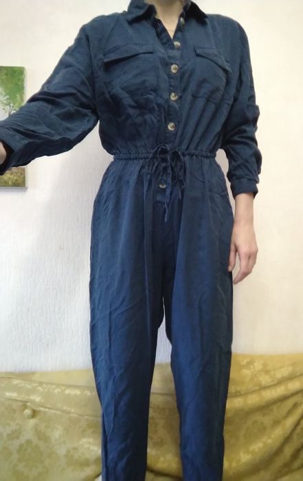 Синий комбинезон 14р.