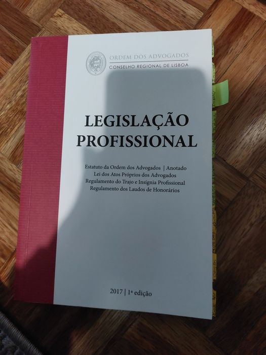 Legislação profissional - Ordem dos Advogados