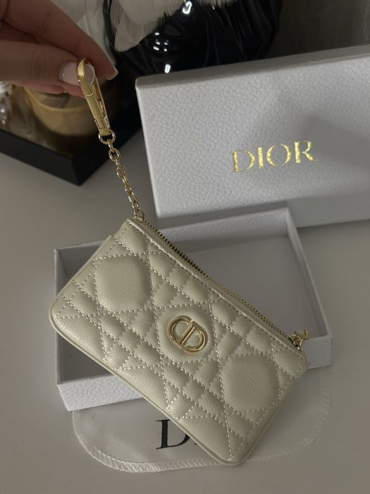 Гаманець Dior Caro Pouch на блискавці