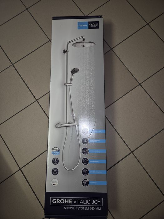 Deszczownica grohe vitalio joy 260mm