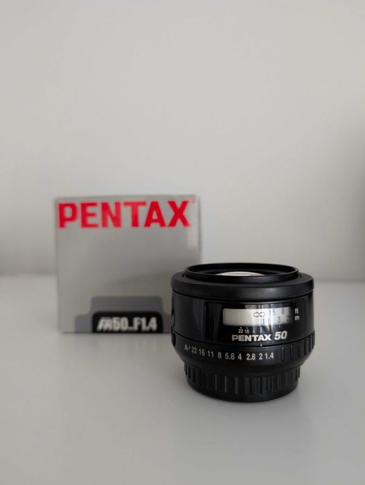 Pentax FA. 50 mm F1.4 - fantástico vidro vintage
