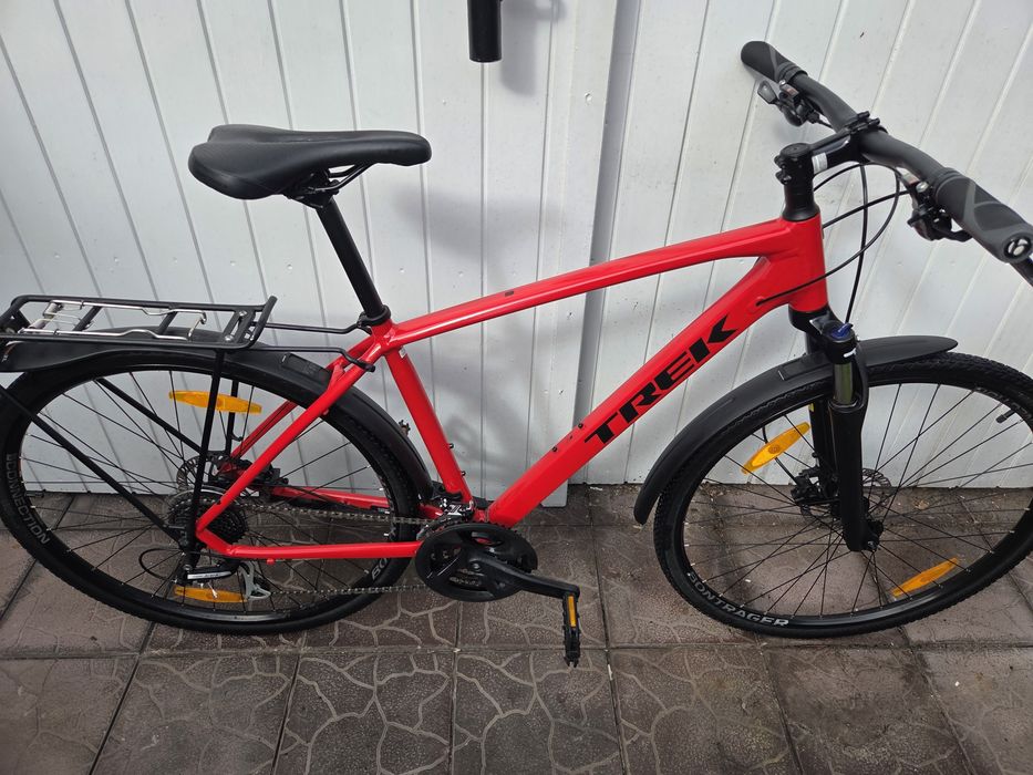 Rower jak nowy Trek Dual Sport 2 # 28 cali Rama L Akcesoria # stan idealny