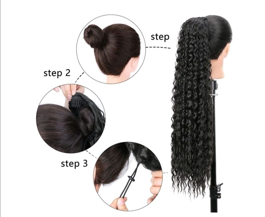 Włosy doczepiane  kucyk wysyłka expresowa  gratis