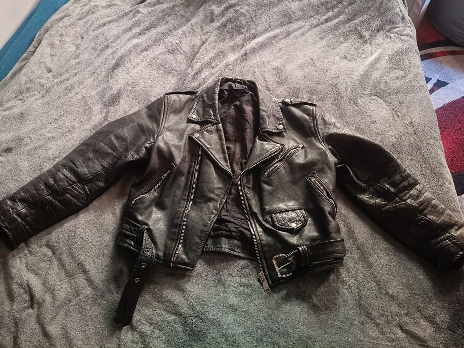 Skórzana ramoneska 100% skóra