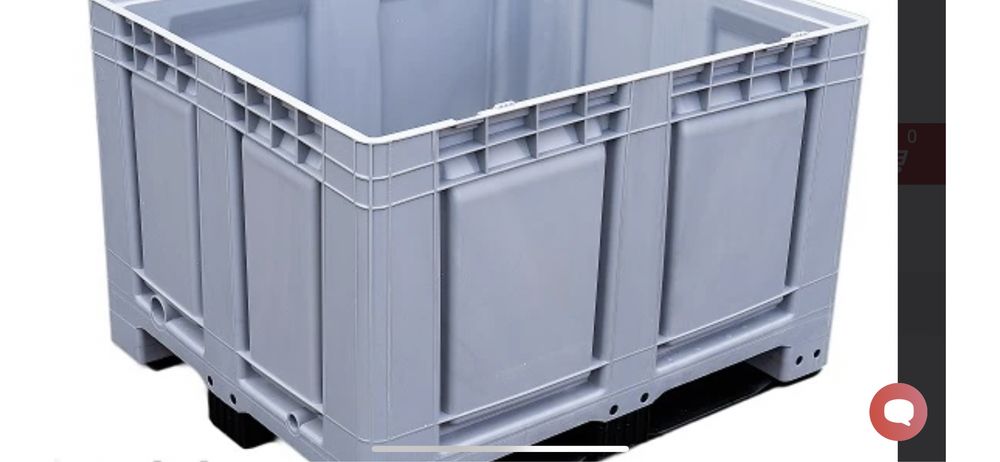 Skrzyniopalety drewniane i plastikowe kosze metalowe