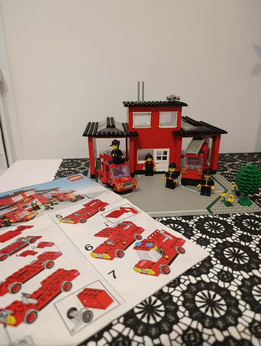 LEGO 6382 Remiza Strażacka 1981r. ! – klasyczny zestaw LEGO Town