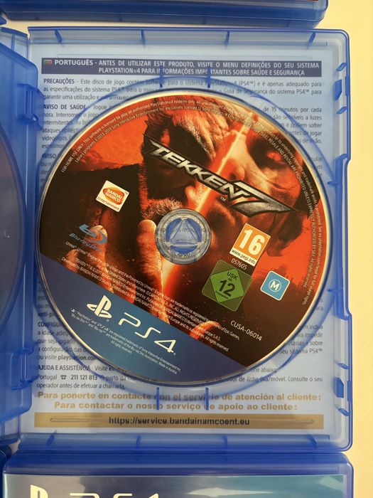 Lote de 7 Jogos PS4 - Spider-man, COD, Tekken, Dragon Ball e Mais