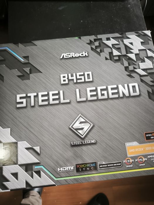 ASRock B450 Steel Legend (peças ou reparação)