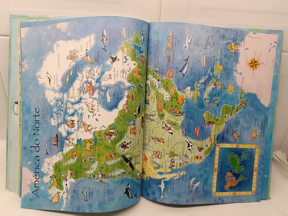 Atlas Ilustrado Infantil. Excelente estado