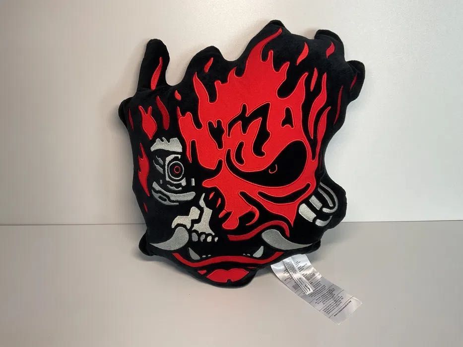 Poduszka Przytulanka Cyberpunk 2077 Logo Samurai - NOWA -p50*