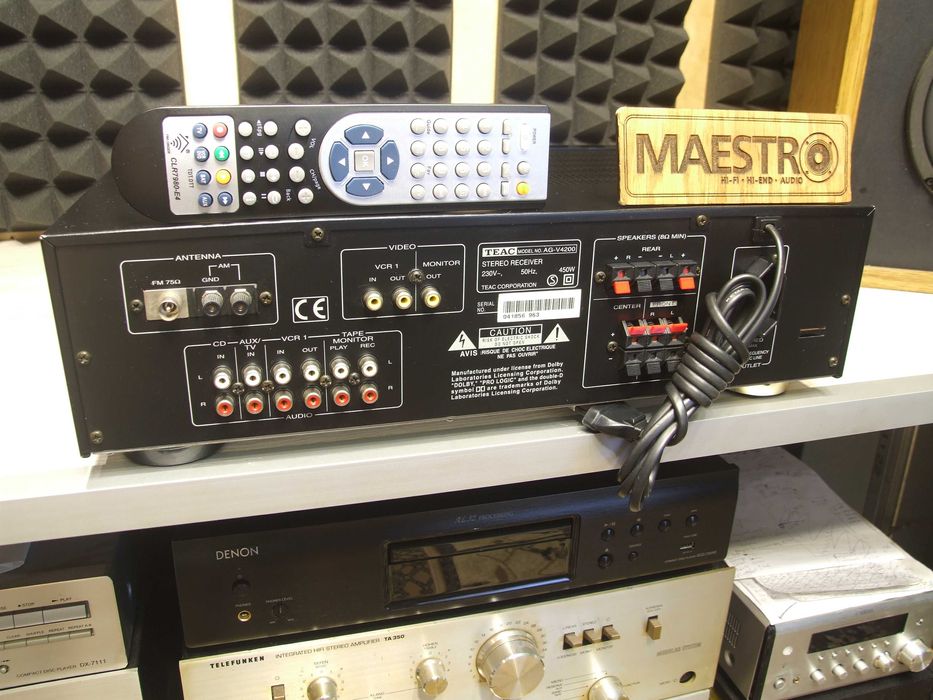 Ресівер TEAC AG-V4200. 2х60. 8-16 Ом. Без передплати