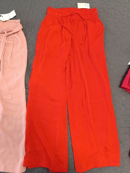 Штани широкі, Stradivarius S, Esmara XS