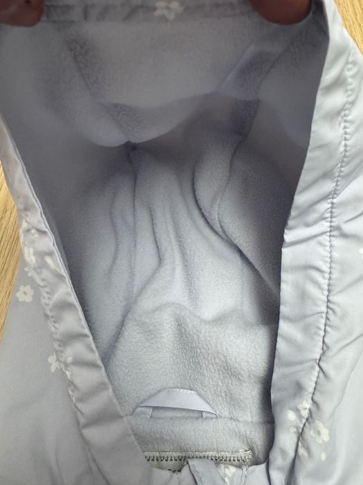 Демісезонна куртка худі George 9-12 міс з флісом зайчики для дівчинки