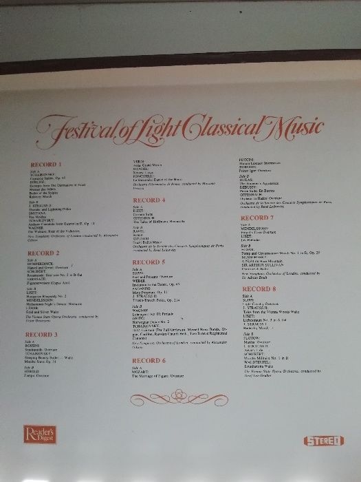 Discos Vinil - "Festival of Light Classical Music"