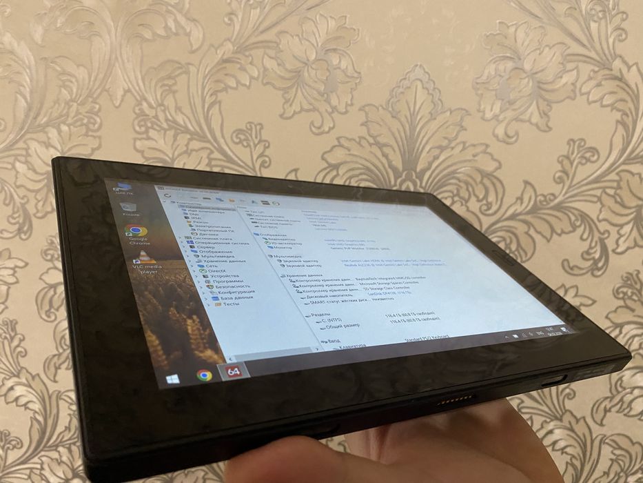 Планшет Lenovo TAB 10. Windows. Intel, 8/128, батарея до 10год.