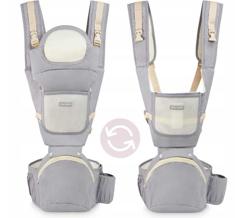 NOSIDEŁKO Dla Dziecka 10w1 Na Plecy Przód XL Dziecięce Fotel | GRATIS