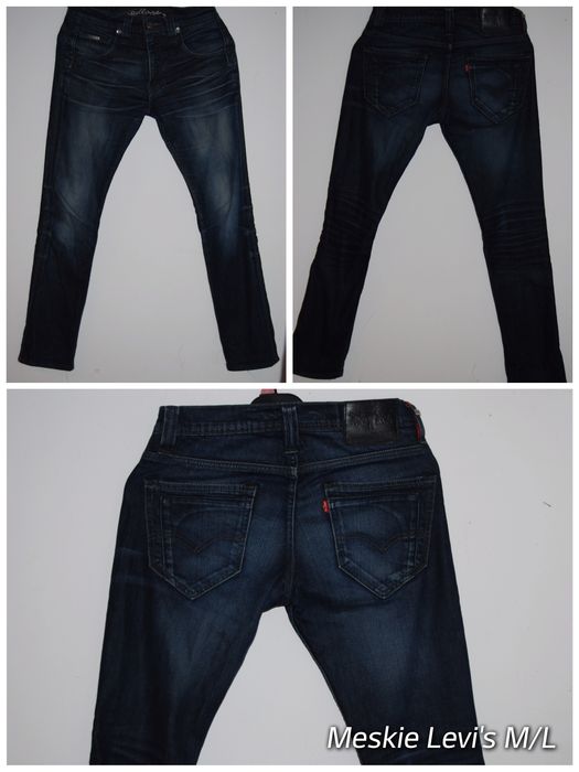 Męskie dżinsy Levi's M pas 42, dł. 100