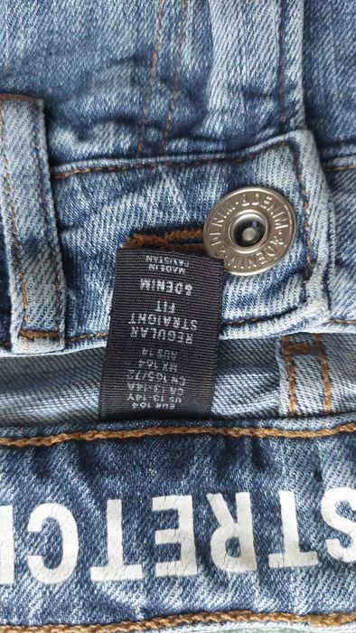 Jeansy H&M r. 164 cm skate stretch szersze nogawki