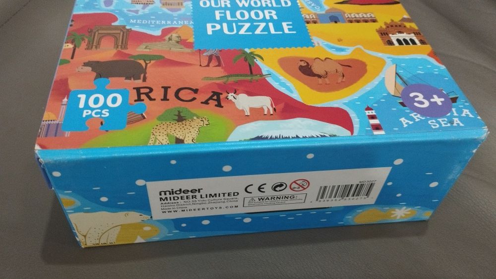 Пазл у валізі MiDeer Карта Світу Our world floor puzzle