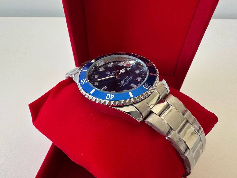 Relógio Rolex Submariner Oyster Perpetual Date Azul Novo