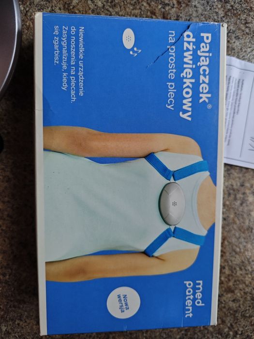Stabilizator kręgosłupa, proste plecy, pajączek głosowy