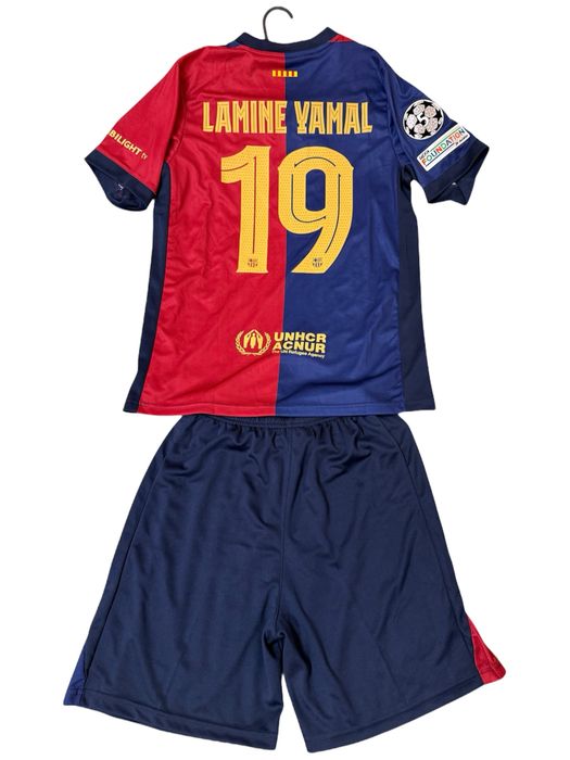 Strój piłkarski FC Barcelona | Wersja domowa  | Lamine Yamal | Nowy!