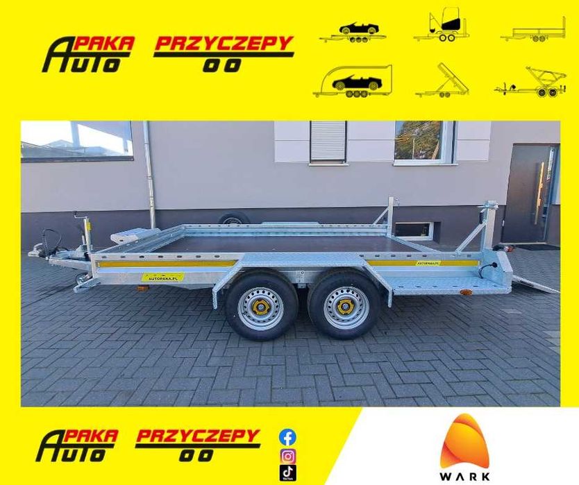 Przyczepa laweta do minikoparki WARK DMC 3500kg