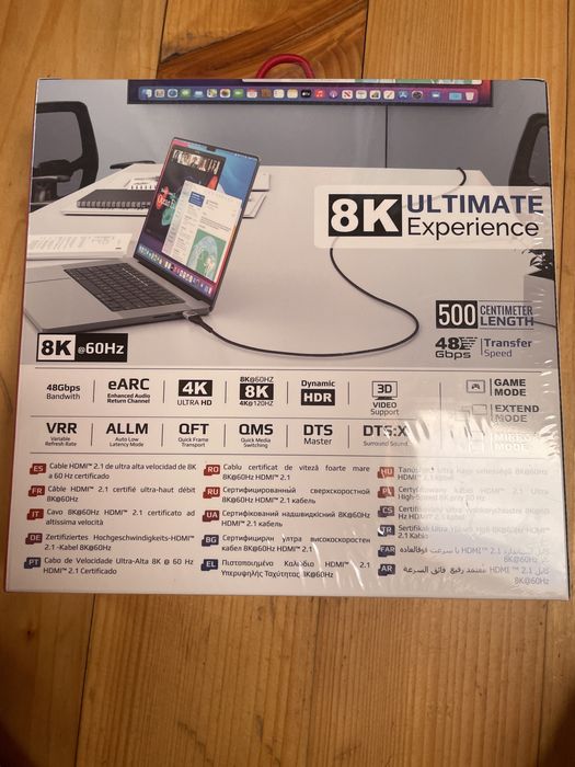 Promate Certified HDMI 2.1 Cable