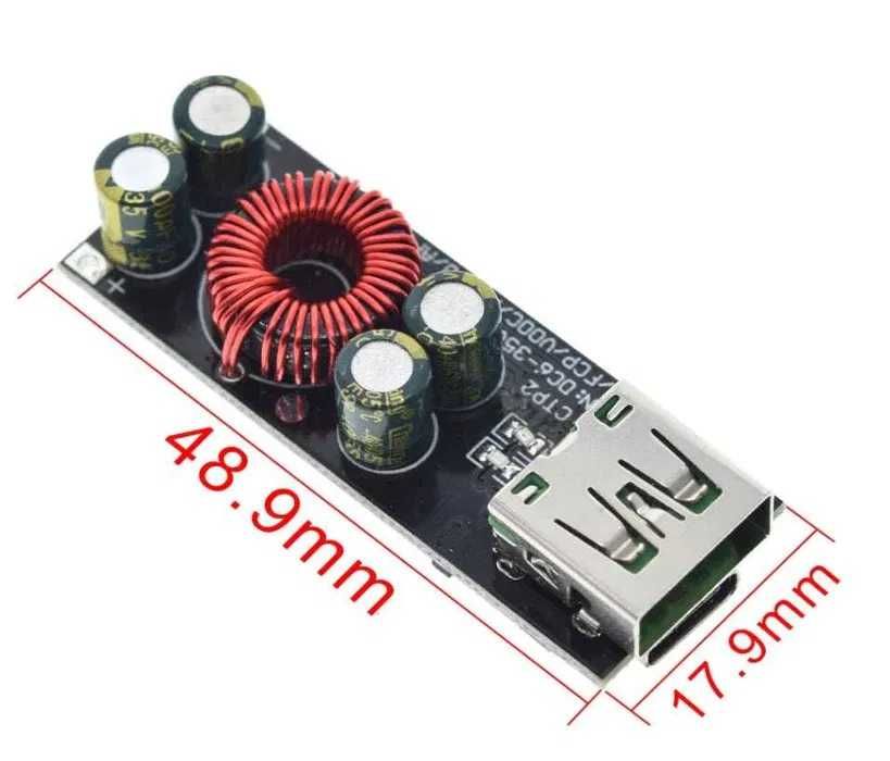 -20% Модуль QC4.0, QC3.0. 90w USB Type-A/Type-C(SW3516)