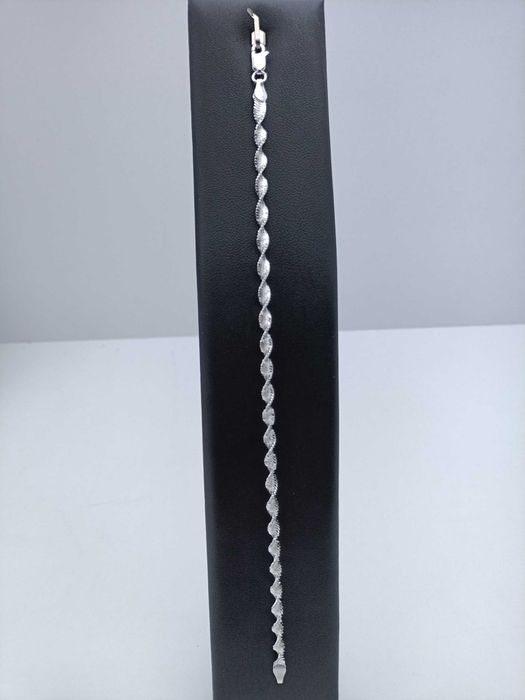 Srebrna Bransoletka Kordel 3,14G P925 19CM