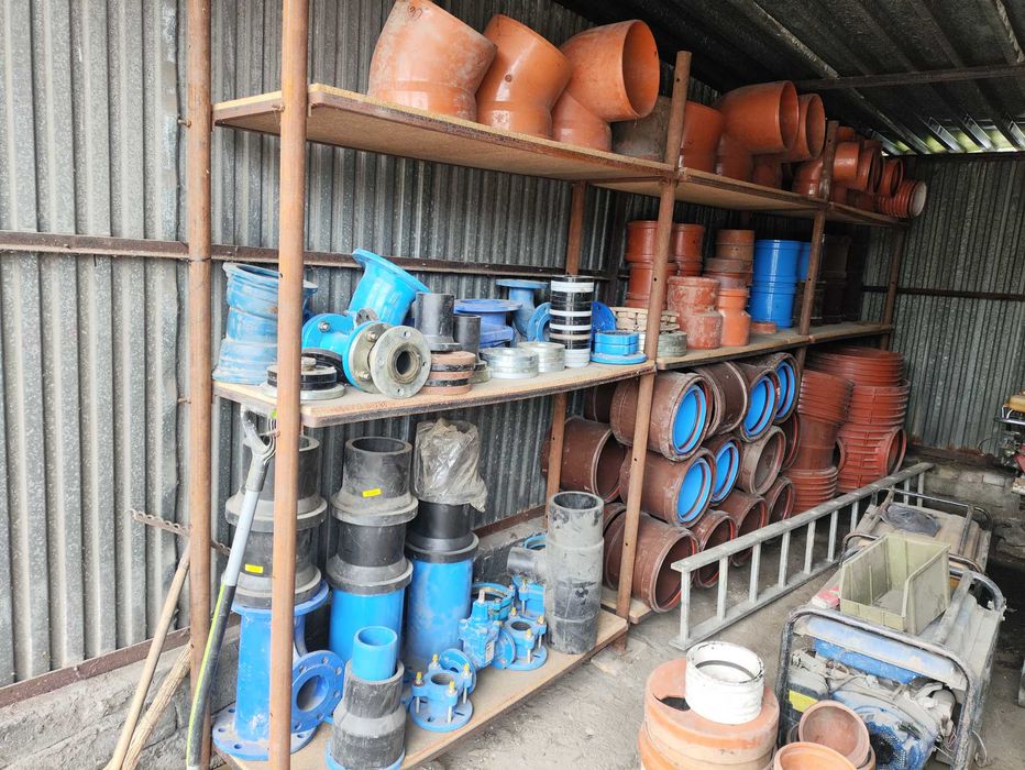 Kształtki, złączki żeliwne i PCV