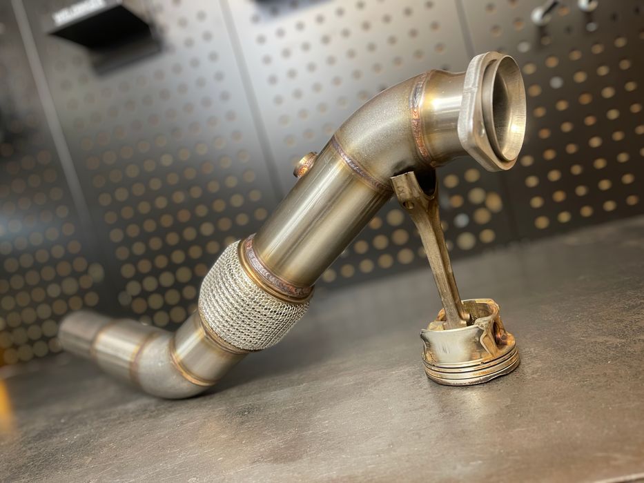 Downpipe BMW e60 e61 3” M57n 177km 218km przelift 525d 530d euro 3 4