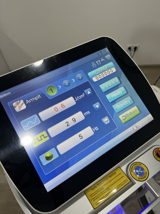 Апарат для лазерної епіляції, діодний