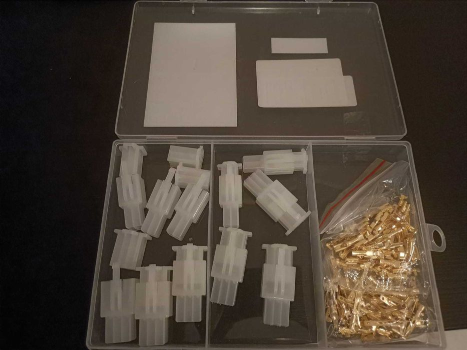 Conector de crimpagem com 2/3/4/6 pinos