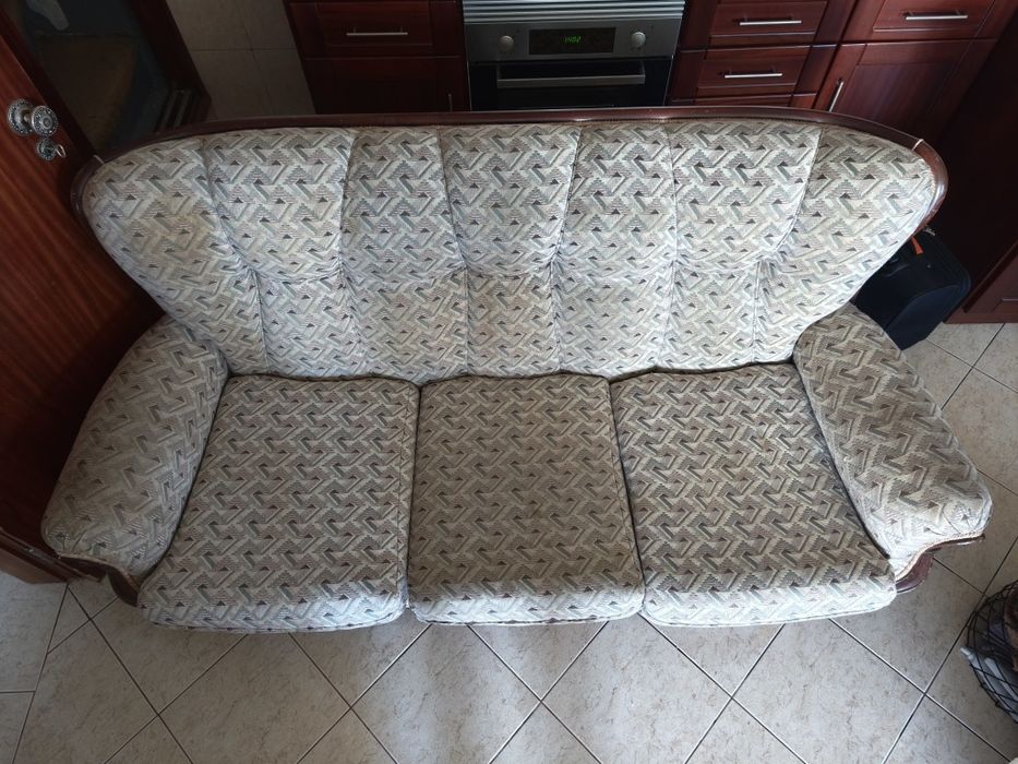 Sofá Cama 3 lugares + 2 sofás de 1 pessoa