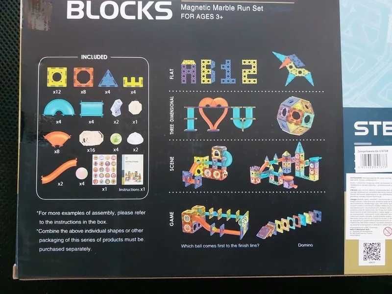 Klocki konstrukcyjne magnetyczne. Nowe