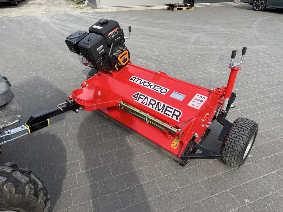 Kosiarka bijakowa do quada na tył 120cm, 4FARMER,  nowa transport pod wyznaczony adres