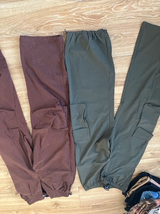 Paka spodni szerokie nogawki Cargo Bershka