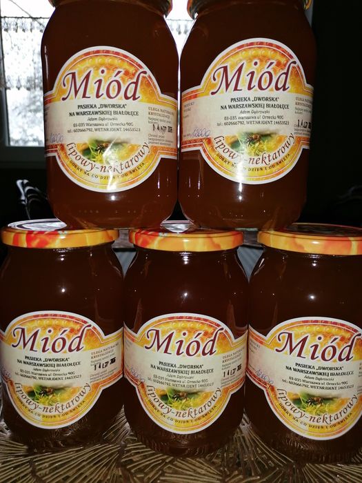 Miód z własnej pasieki 1,2kg