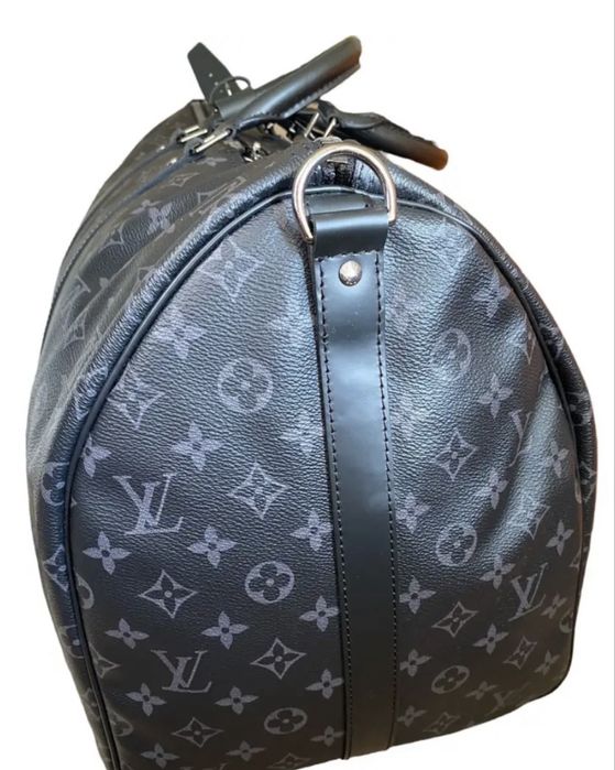 Mala de Viagem Louis Vuitton Keepall Bandoulière - Monogram Eclipse